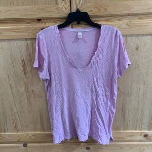Victoria’s Secret v-neck tee shirt top size L